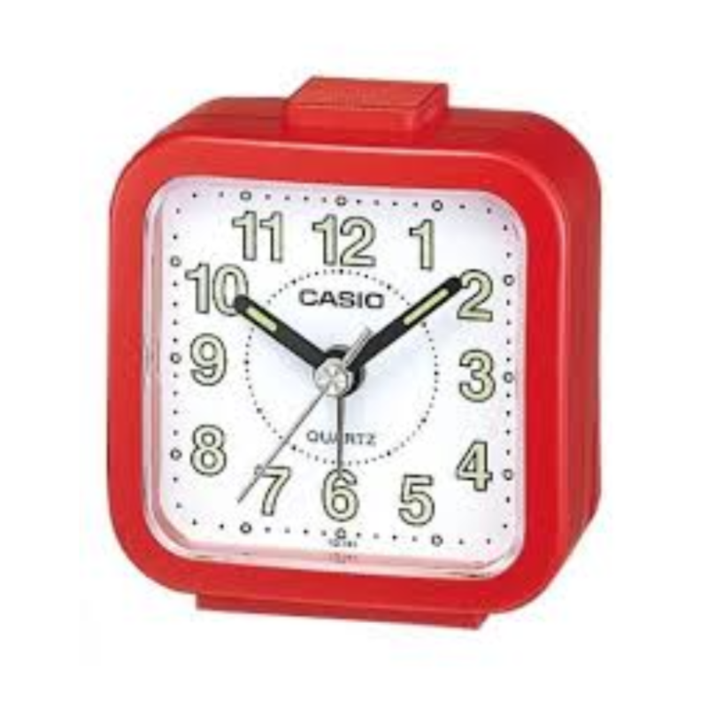 

Casio Analog Table Clock, TQ-142-4DF, Red