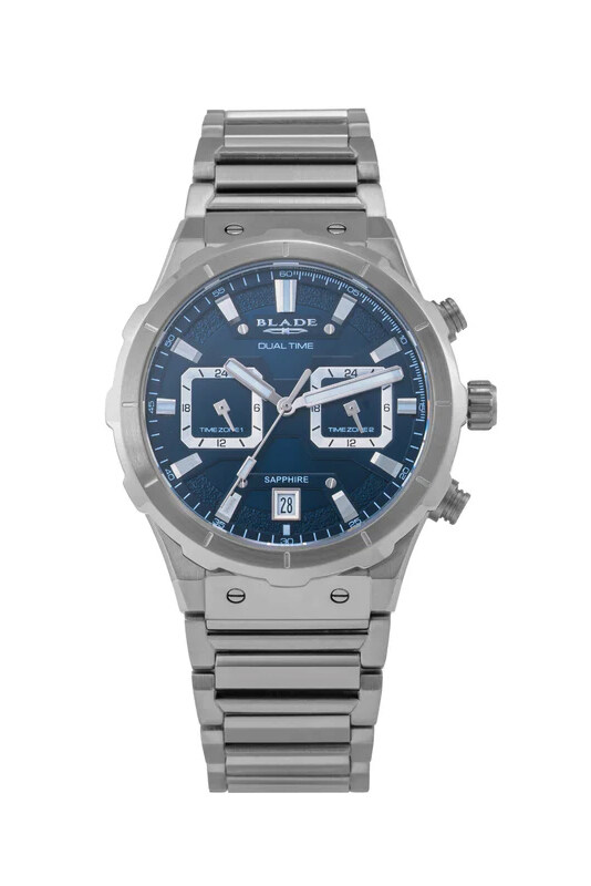 

BLADE Admiral Blue 3686G2SBS SS Case & Band Multifunction Men's Watch