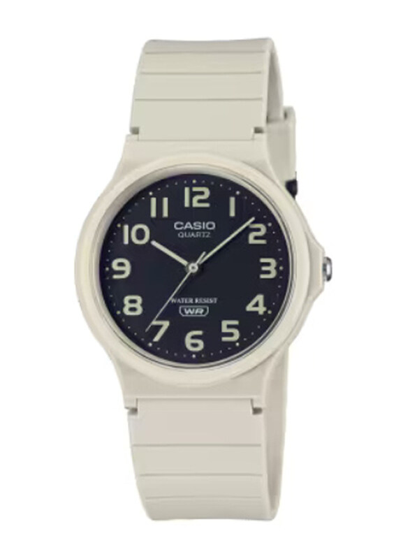 

Casio Pop Analog Watch for Women with Resin Band, Water Resistant, MQ-24UC-8BDF, White-Black