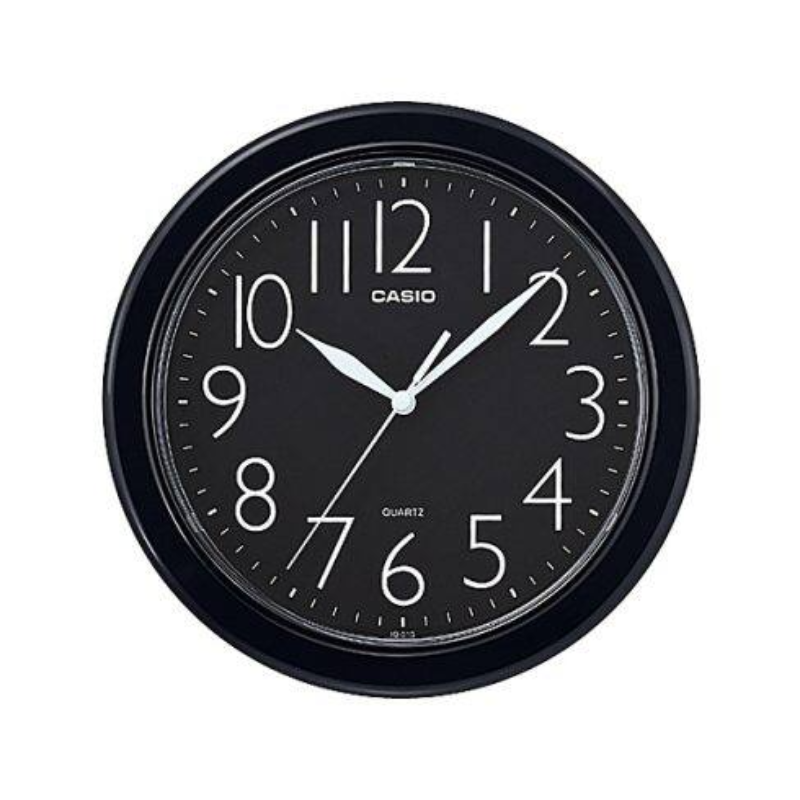 

Casio Wall Clock, IQ-01S-1DF, Black