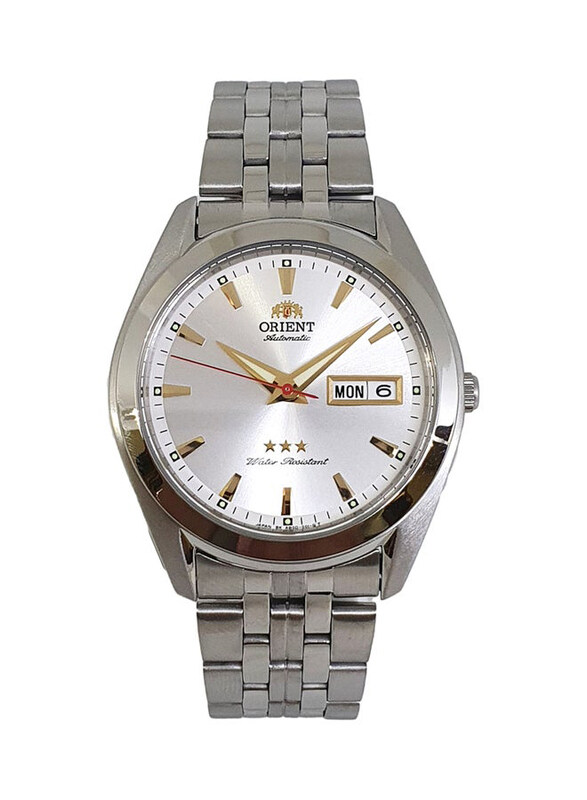 

Orient Analog Watch for Men with Stainless Steel Band, SAB0D003S8, Silver