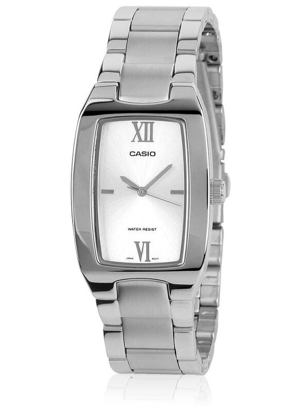 

Casio Analog Watch for Men with Stainless Steel Band, Water Resistant, MTP1165A-7C2, Silver