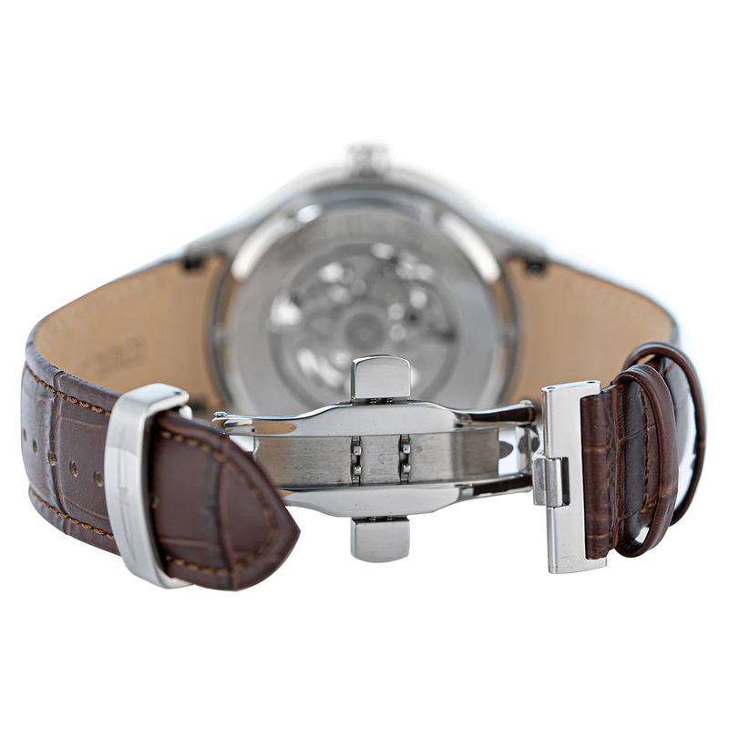 Blade Sempre Analog Watch for Men with Leather Genuine Band, Water Resistant, 3662G1SBO, Brown-Multicolour