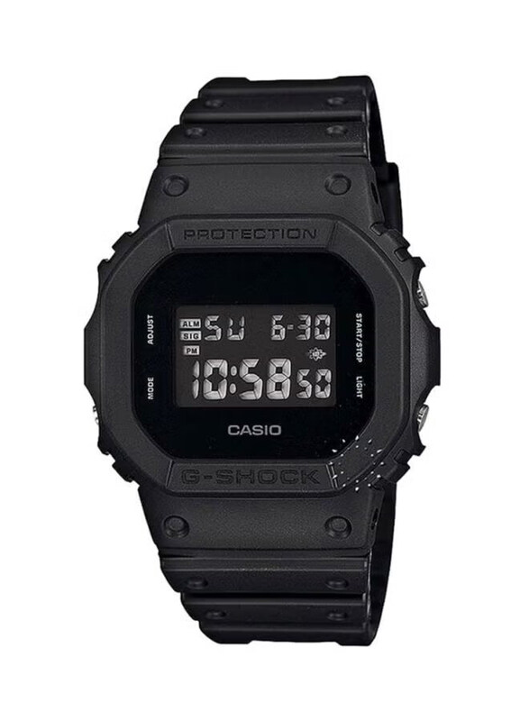 

Casio G-Shock Digital Quartz Watch for Men with Resin Band, Water Resistant, DW-5600BB-1DR, Black