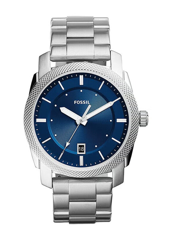 

Fossil Analog Watch for Men with Stainless Steel Band, FS5340, Silver-Blue