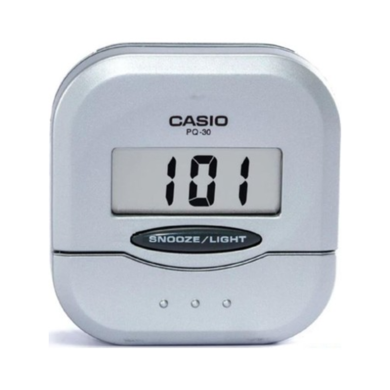 

Casio Digital Table Clock, PQ-30-8DF, Grey