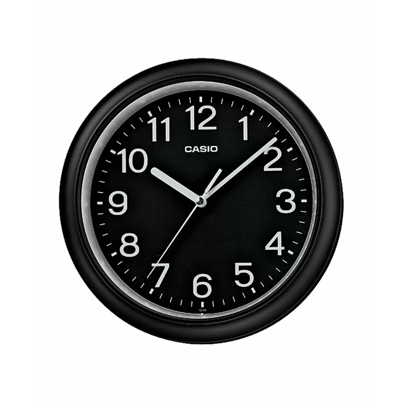 

Casio Wall Clock, IQ-59-1BDF, Black