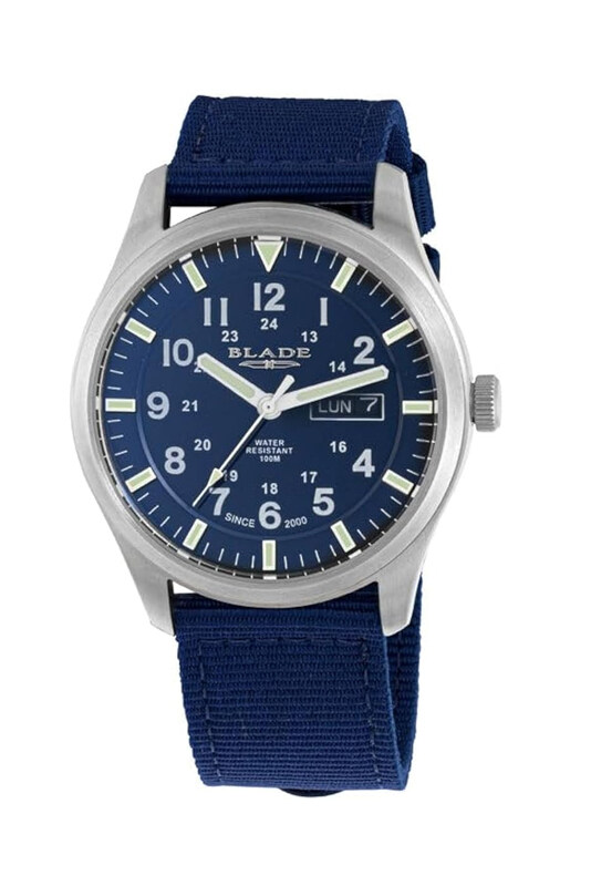 

Blade Runner Navy 3603G6SBB Day Date Watch for Men