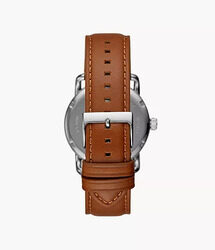 Fossil Copeland Analog Watch for Men with Leather Band, Water Resistant, FS5661, Brown-Multicolour