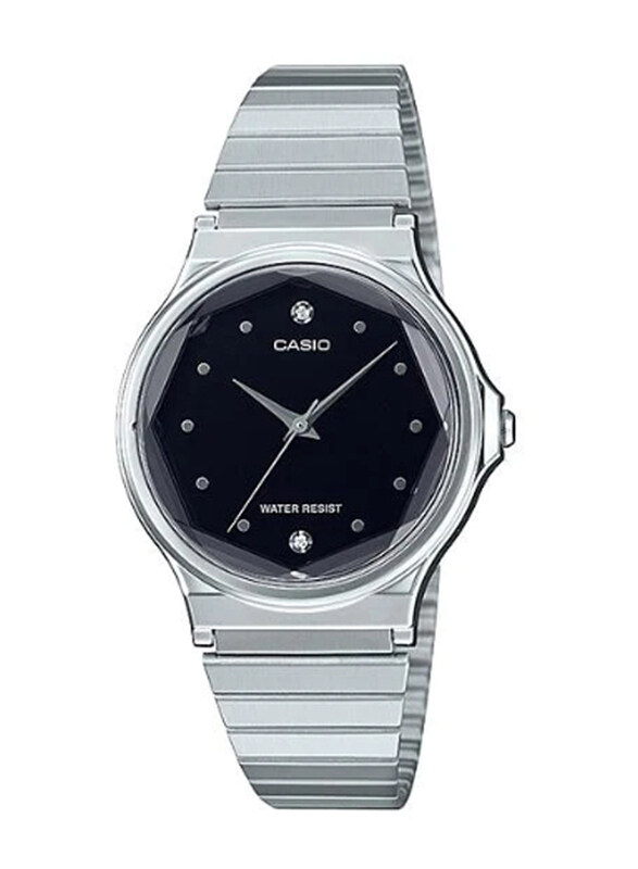 

Casio Analog Watch for Women with Stainless Steel Band, Water Resistant, MQ-1000D-1ADF, Silver-Black