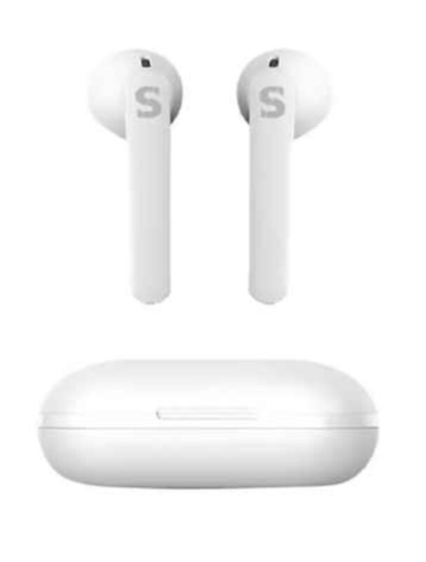 

Switch Wireless Bluetooth In-Ear Earbuds with Mic & Charing Case, White