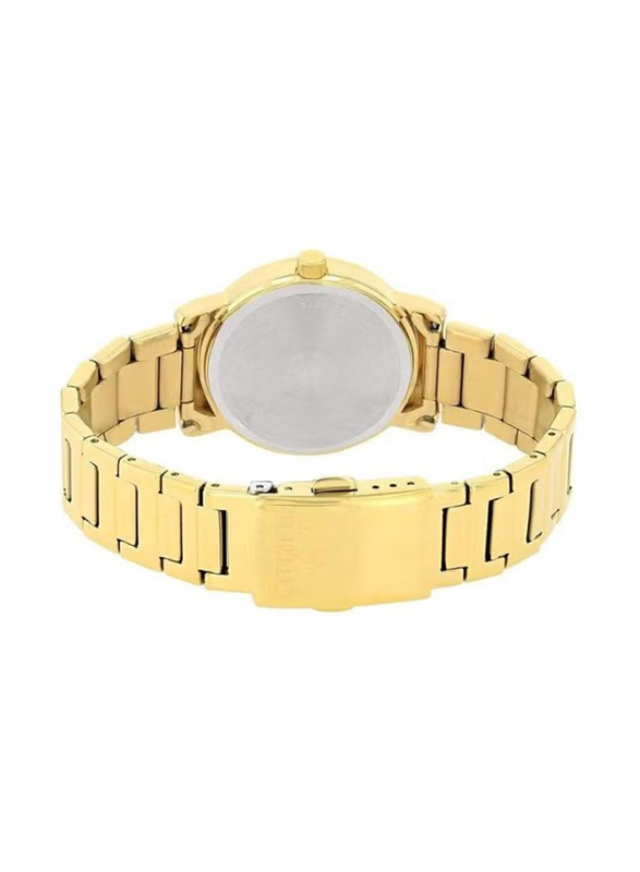 Citizen Analog Watch for Women with Stainless Steel Band, Water Resistant, EQ 9062-58A, Gold-White