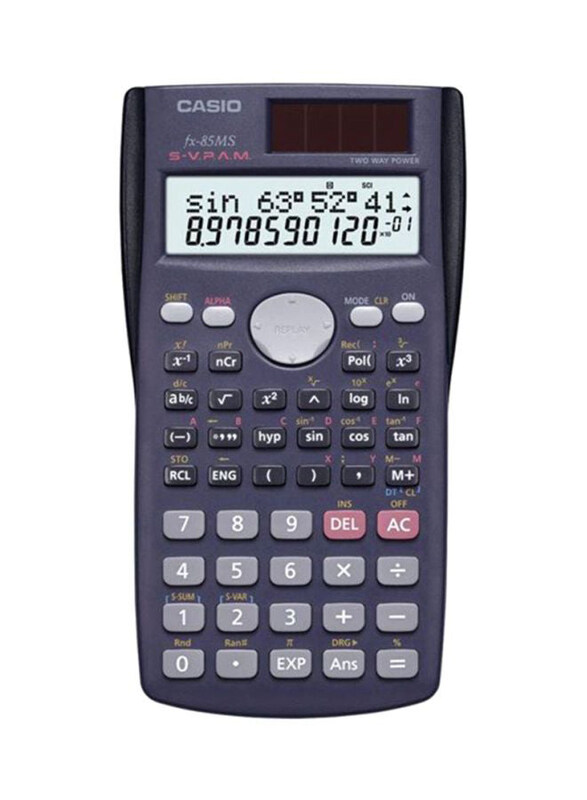 

Casio 12-Digit Scientific Calculator, FX-85MS, Blue