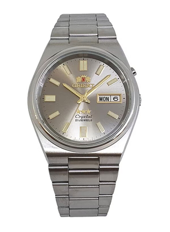 

Orient Analog Watch for Men with Stainless Steel Band, SEM1T018K8, Silver