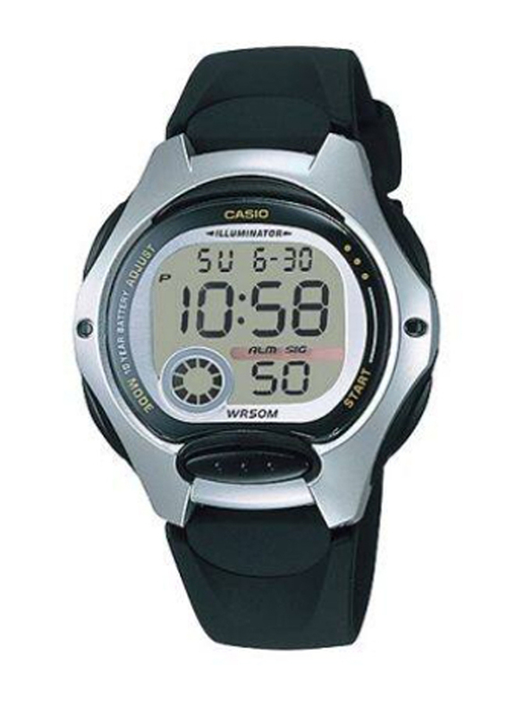 

Casio Standard Digital Watch for Women with Resin Band, Water Resistant, LW-200-1AVDF, Black-Transparent