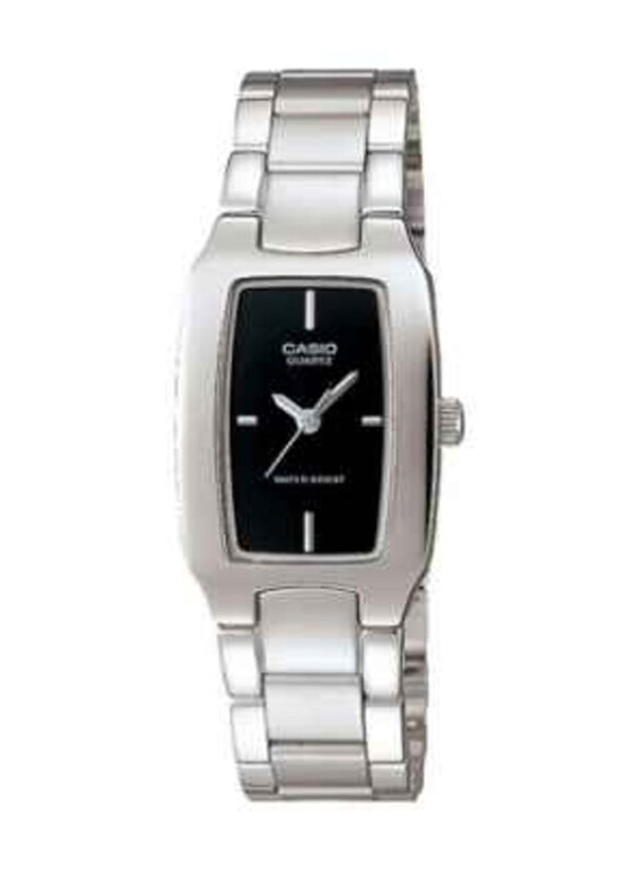 

Casio Analog Watch for Women with Stainless Steel Band, Water Resistant, LTP-1165A-1C2DF, Silver-Black