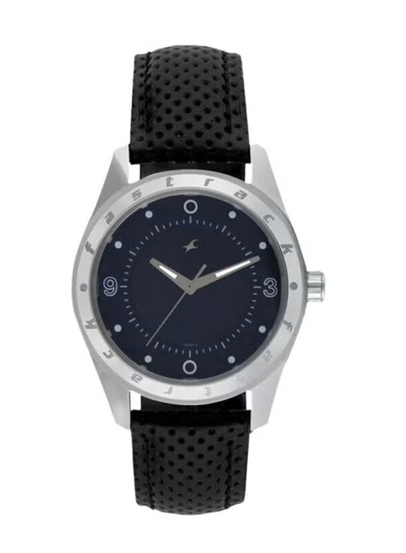 

Fastrack Analog Watch for Women with Leather Band, Water Resistant, 6057SL02, Black