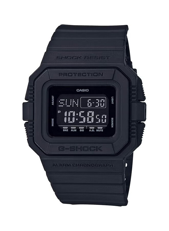 

Casio G-Shock Digital Quartz Watch for Men with Resin Band, Water Resistant, DW-D5500BB-1DR, Black