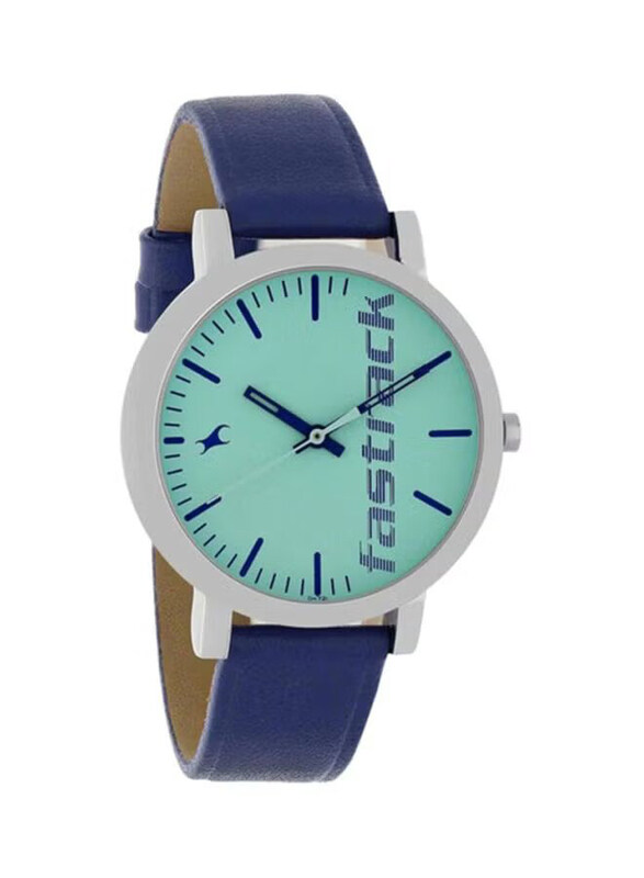 

Fastrack Analog Watch for Women with Leather Band, 68010SL03, Blue-Green