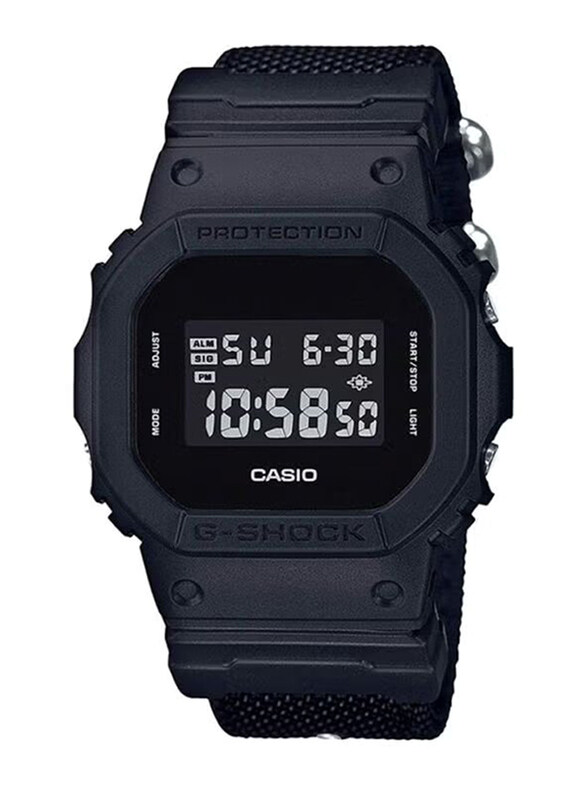 

G-Shock Digital Watch for Men with Resin Band, Water Resistant, DW-5600BBN-1ER, Black