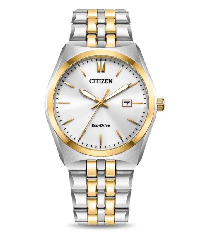 

Citizen Analog Watch for Men with Stainless Steel Band, Water Resistant, BI5006-81P, Multicolour-White