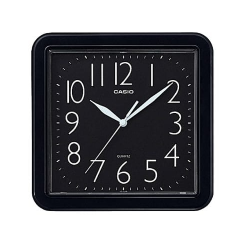 

Casio Wall Clock, IQ-02S-1DF, Black