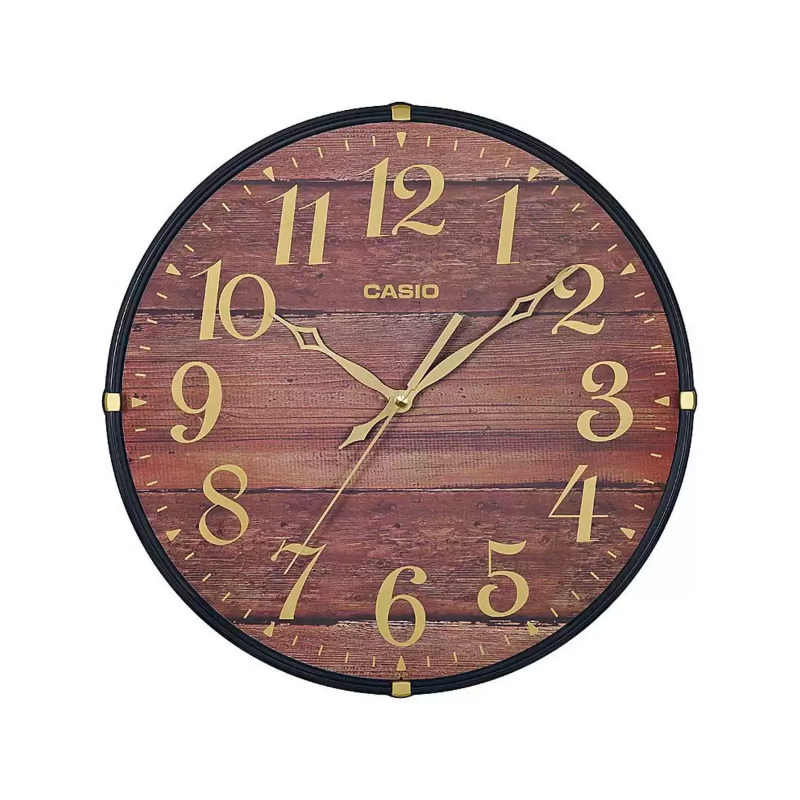 

Casio Wall Clock, IQ-81-5BDF, Brown