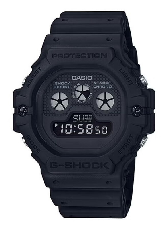 

Casio G-Shock Digital Quartz Watch for Men with Resin Band, Water Resistant, DW-5900BB-1DR, Black