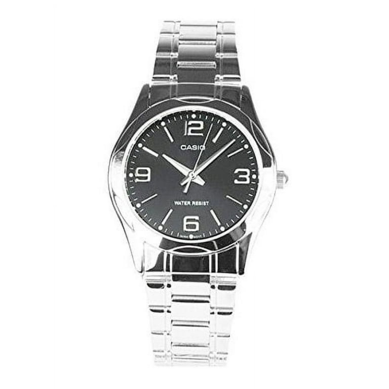 

Casio Enticer Men Analog Watch for Men with Stainless Steel Band, Water Resistant, MTP-1275D-1A2DF, Silver-Black