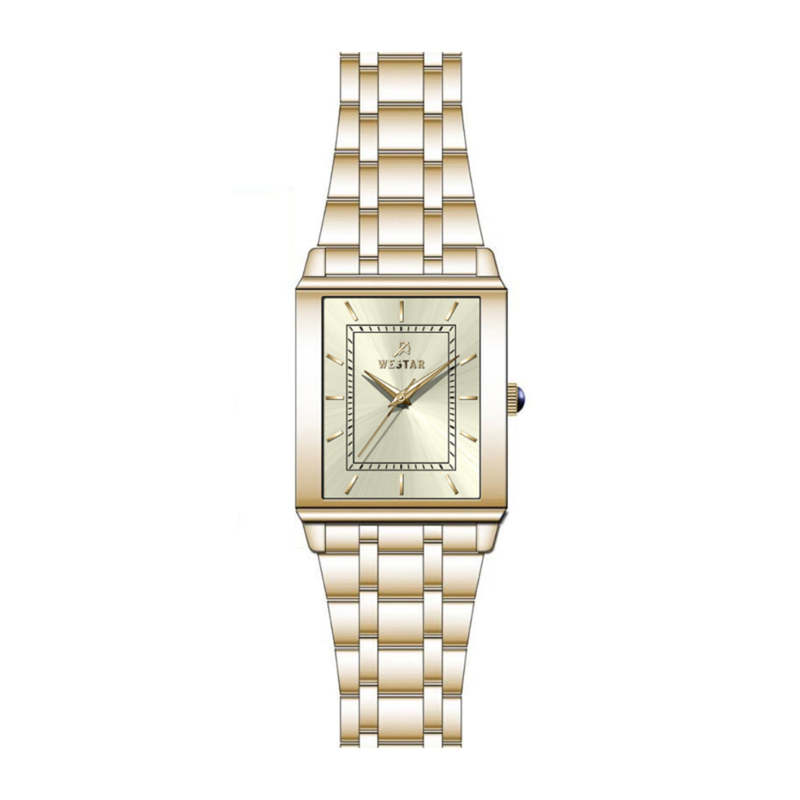 

Westar Analog Watch for Women with Stainless Steel Band, Water Resistant, EX6592GPN102, Gold-Gold