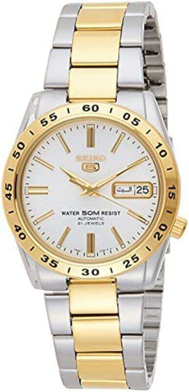 

Seiko Analog Watch for Women with Stainless Steel Band, Water Resistant, SYMG42K1, Multicolour-White