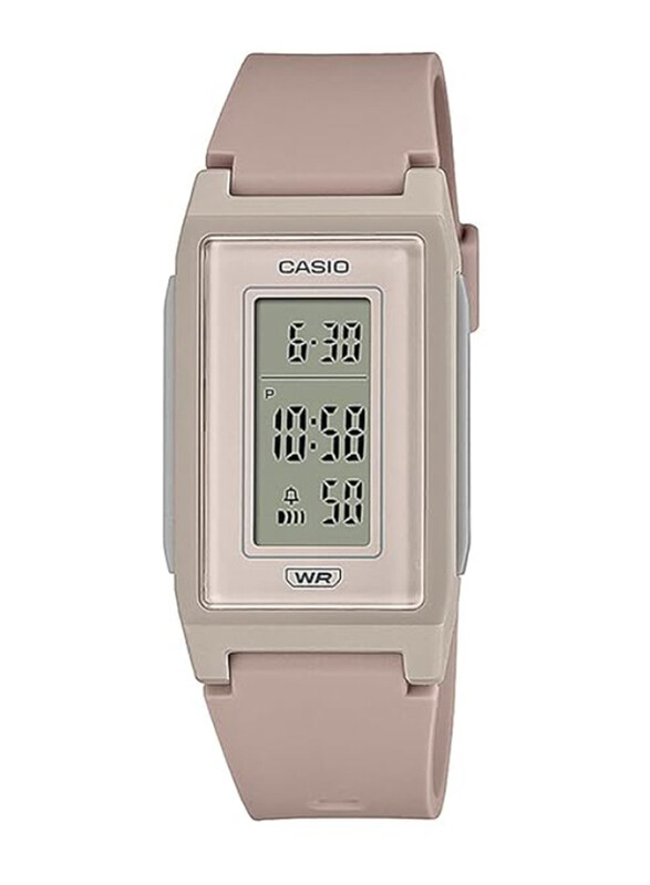 

Casio Youth Series Digital Watch for Women with Resin Band, Water Resistant, LF-10WH-4DF, Pink-Grey