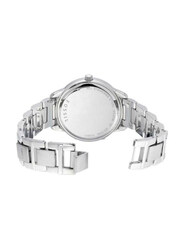 Fossil Jesse Analog Wrist Watch for Women with Stainless Steel Band, Water Resistant, ES2362, Silver-White