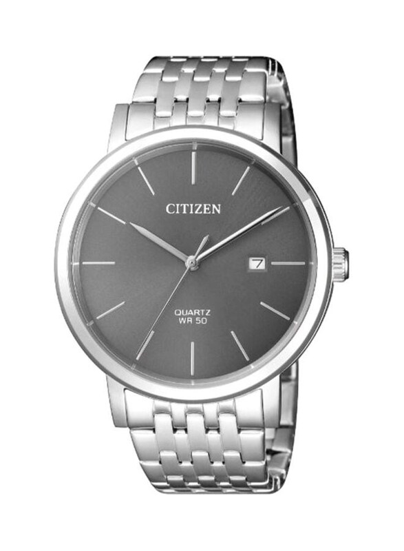 

Citizen Analog Watch for Men with Stainless Steel Band, Water Resistant, BI5070-57H, Silver-Black