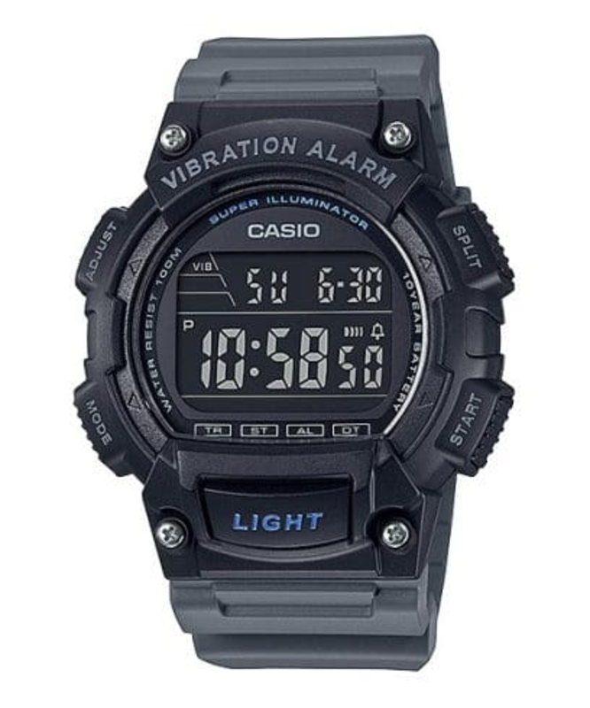 

Casio Standard Series Digital Watch for Men with Resin Band, Water Resistant, W-736H-8BVDF, Black-Black