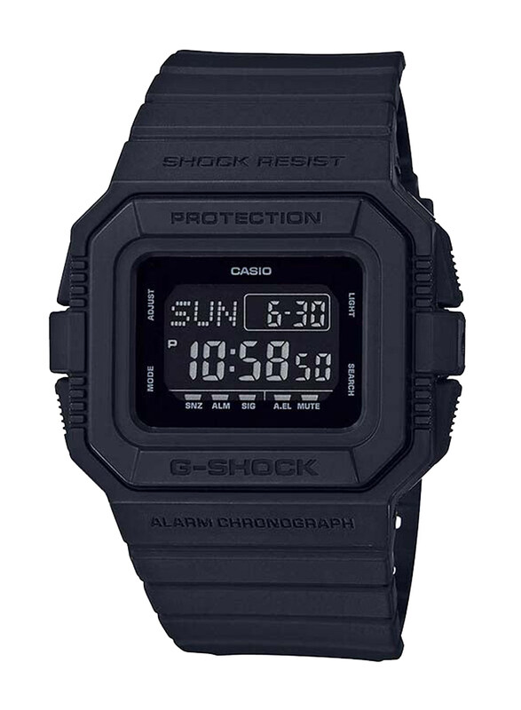 

Casio G-Shock Digital Watch for Men with Silicone Band, Water Resistant, DW-D5500BB-1DR, Black