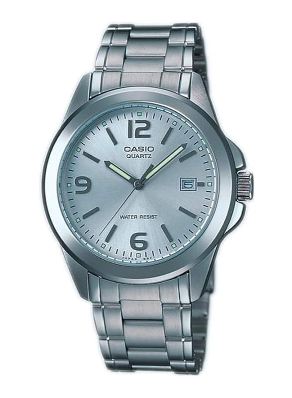 

Casio Vintage Series Analog Watch for Women with Stainless Steel Band, Water Resistant, LTP-1215A-7ADF, Silver-White