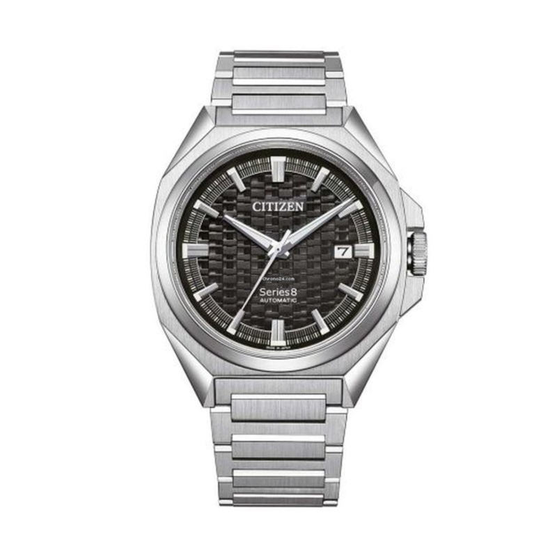 

Citizen Analog Watch for Men with Stainless Steel Band, Water Resistant, NB6050-51E, Silver-Black