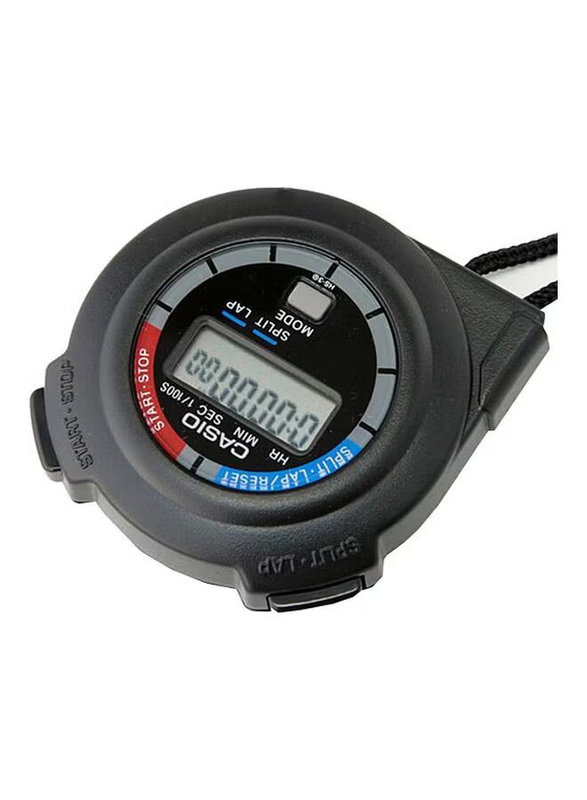 Casio Digital Stopwatch, HS-3V-1BRDT, Black/Grey