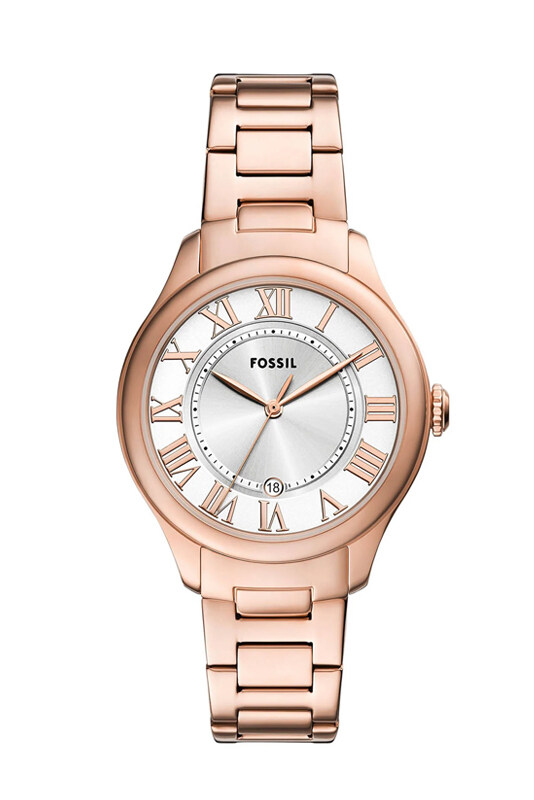 

Fossil Gilmore Three-Hand Date Rose Gold-Tone Stainless Steel Watch