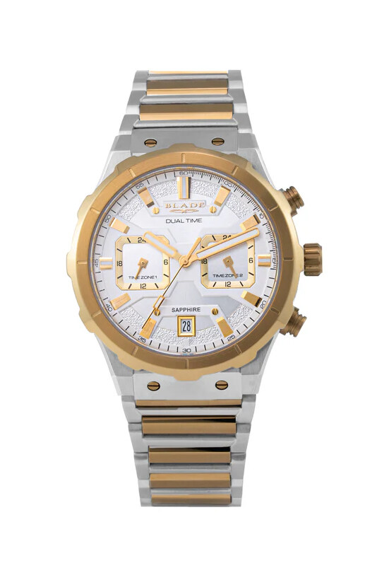 

BLADE Admiral Ivory 3686G2TST SS Case & Band Multifunction Men's Watch