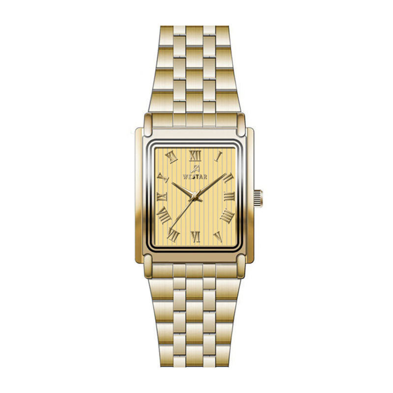 

Westar Analog Watch for Women with Stainless Steel Band, Water Resistant, EX6589GPN108, Gold-Gold