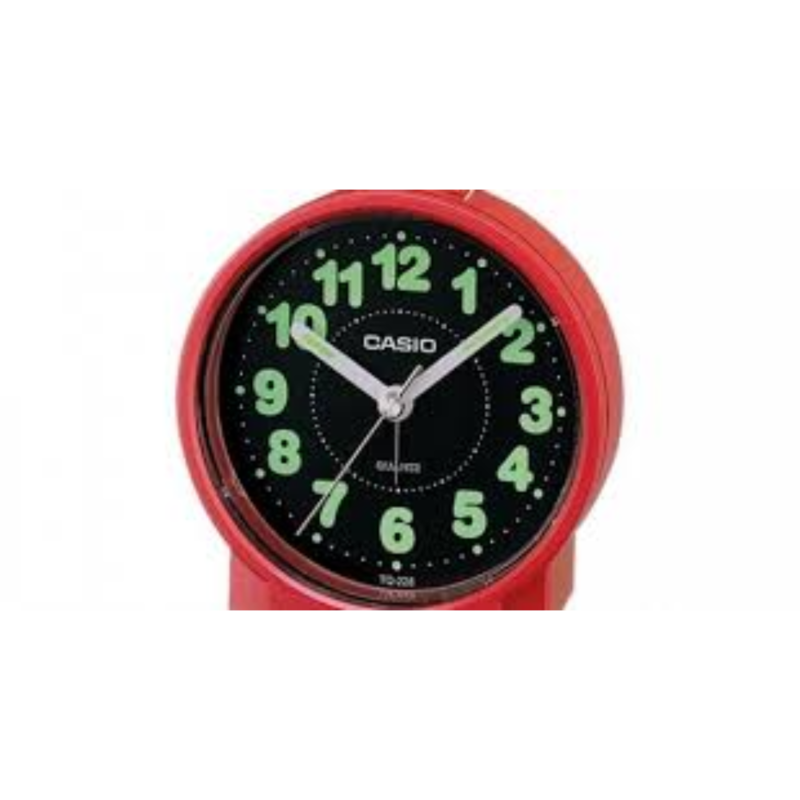 

Casio Analog Table Clock, TQ-228-4DF, Red