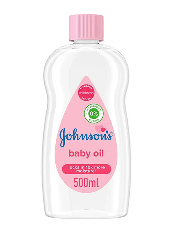 Johnson's 500ml Baby Oil, Clear