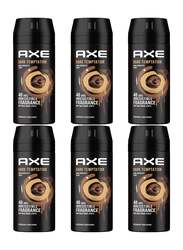 AXE Dark Temptation Deodorant Body Spray, 150ml, 6 Piece