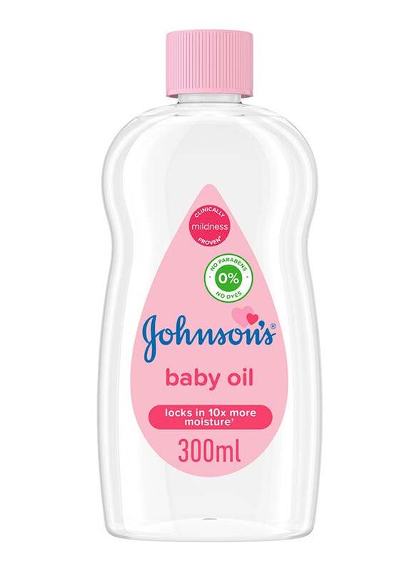 Johnson's 300ml Baby Oil, Clear