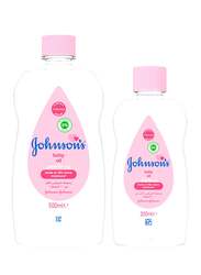 Johnson's 2-Piece Baby Oil, Clear