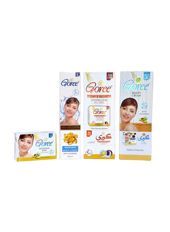 

Goree Whitening Skin Care Kit, 4 Pieces