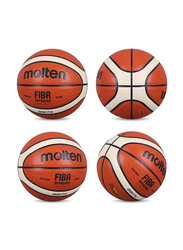 Molten Leather Basketball, Size 7, Multicolour