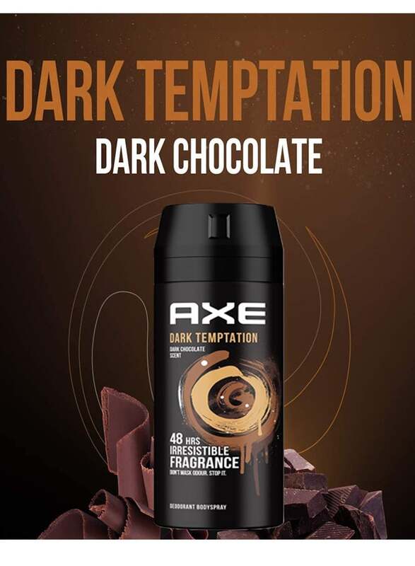 AXE Dark Temptation Deodorant Body Spray, 150ml, 6 Piece